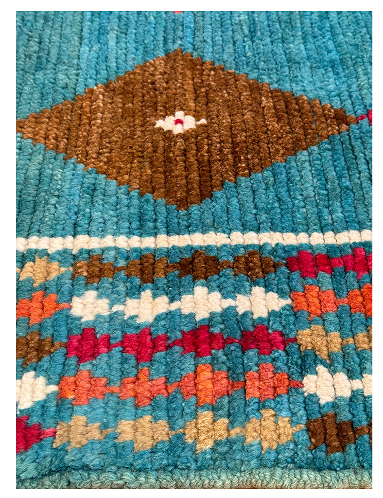 Nomadic Afghan Rug | 145cm x 92cm | Contemporary Rugs | Emma Mellor