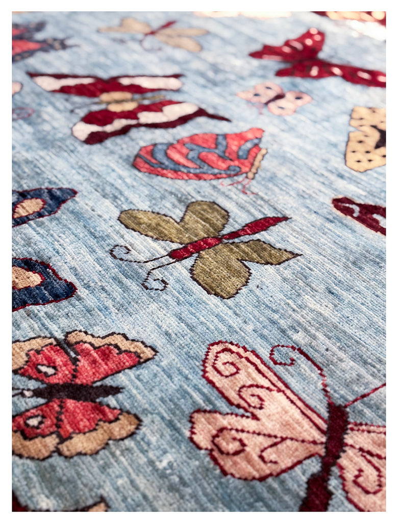 Papillon Rug | 206cm x 145cm | Butterfly Rugs | Emma Mellor Rugs