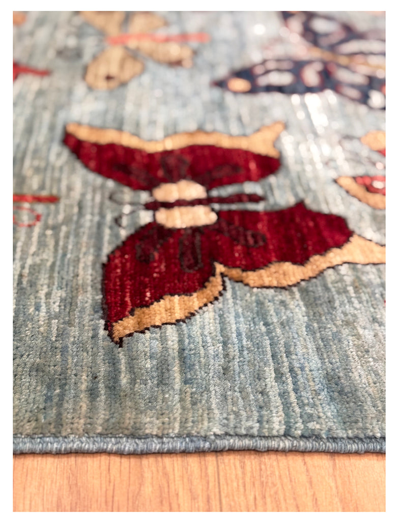 Papillon Rug | 206cm x 145cm | Butterfly Rugs | Emma Mellor Rugs