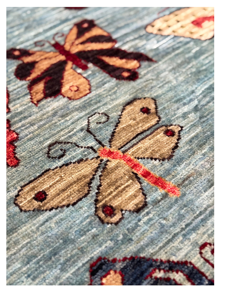 Papillon Rug | 206cm x 145cm | Butterfly Rugs | Emma Mellor Rugs