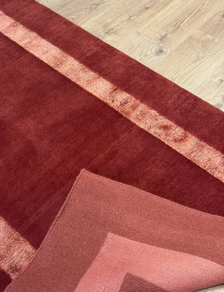 Terracotta Hall Runner | Hall Runners | Emma Mellor Handmade Rugs