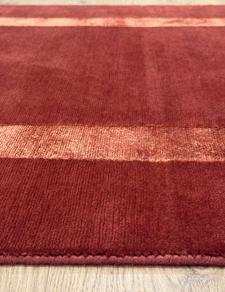 Terracotta Hall Runner | Hall Runners | Emma Mellor Handmade Rugs