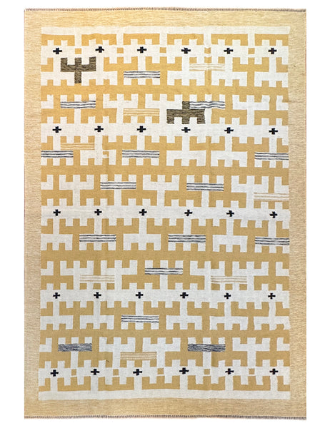 Scandinavian Kilim | 301cm x 197cm | Swedish Kilim Rugs | Emma Mellor