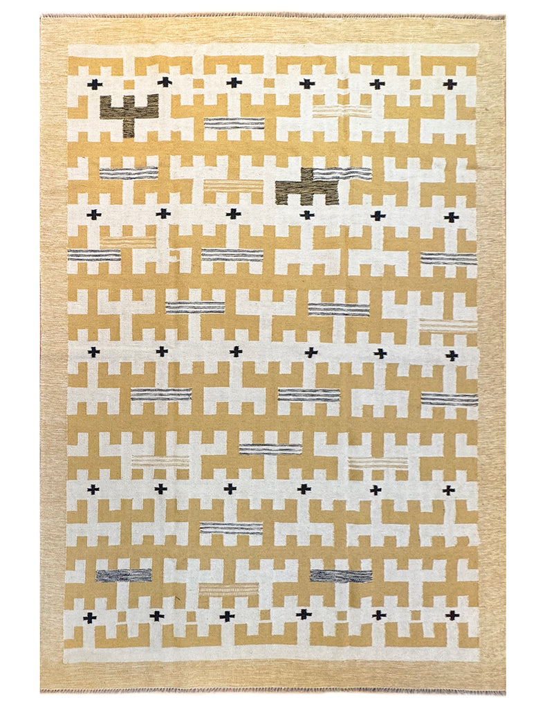 Scandinavian Kilim | 301cm x 197cm | Swedish Kilim Rugs | Emma Mellor