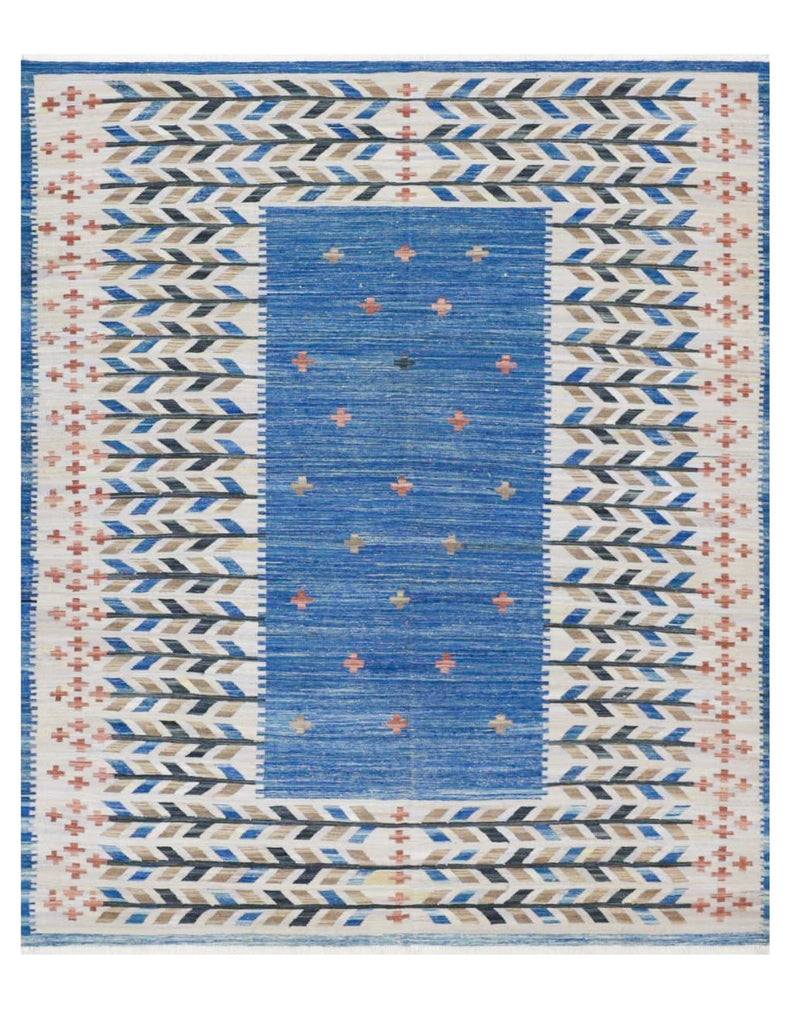 Scandinavian Kilim Rug | 305cm x 251cm |  Emma Mellor Handmade Rugs