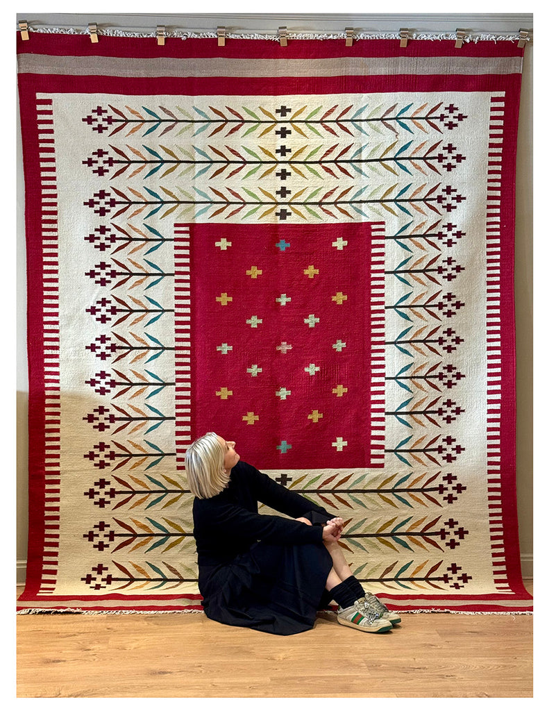 Scandinavian Kilim | 303cm x 245cm | Scandinavian Design | Emma Mellor