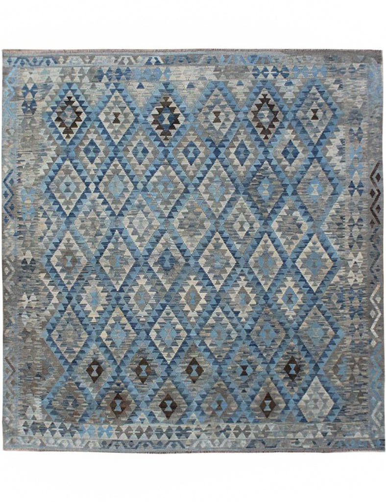 Chalk Kilim Rug | 280cm x 266cm | Kilims | Emma Mellor Handmade Rugs