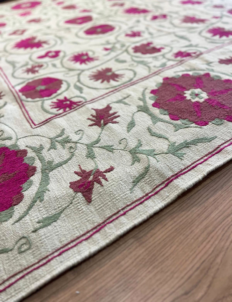 Suzani Rug | 302cm x 235cm | Suzani Rugs | Emma Mellor Handmade Rugs