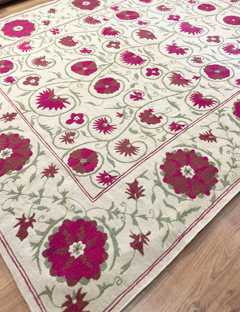 Suzani Rug | 302cm x 235cm | Suzani Rugs | Emma Mellor Handmade Rugs