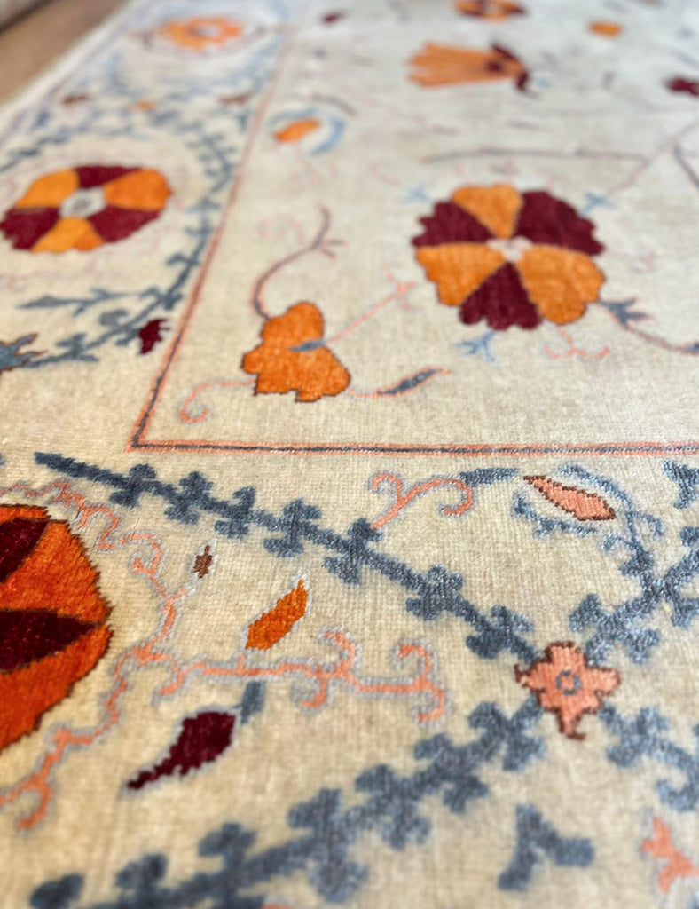 Suzani Rug |  307cm x 245cm | Suzani Rugs | Emma Mellor Handmade Rugs
