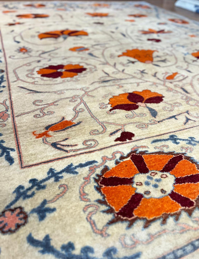 Suzani Rug |  307cm x 245cm | Suzani Rugs | Emma Mellor Handmade Rugs