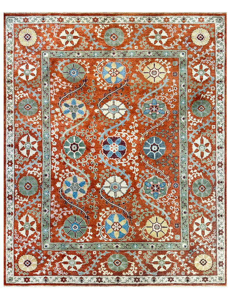 Suzani Rug |  300cm x 245cm | Suzani Rugs | Emma Mellor Handmade Rugs