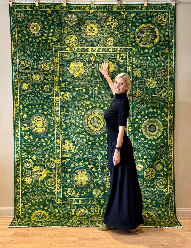 Suzani Rug | 300cm x 200cm | Large Rugs | Emma Mellor Handmade Rugs