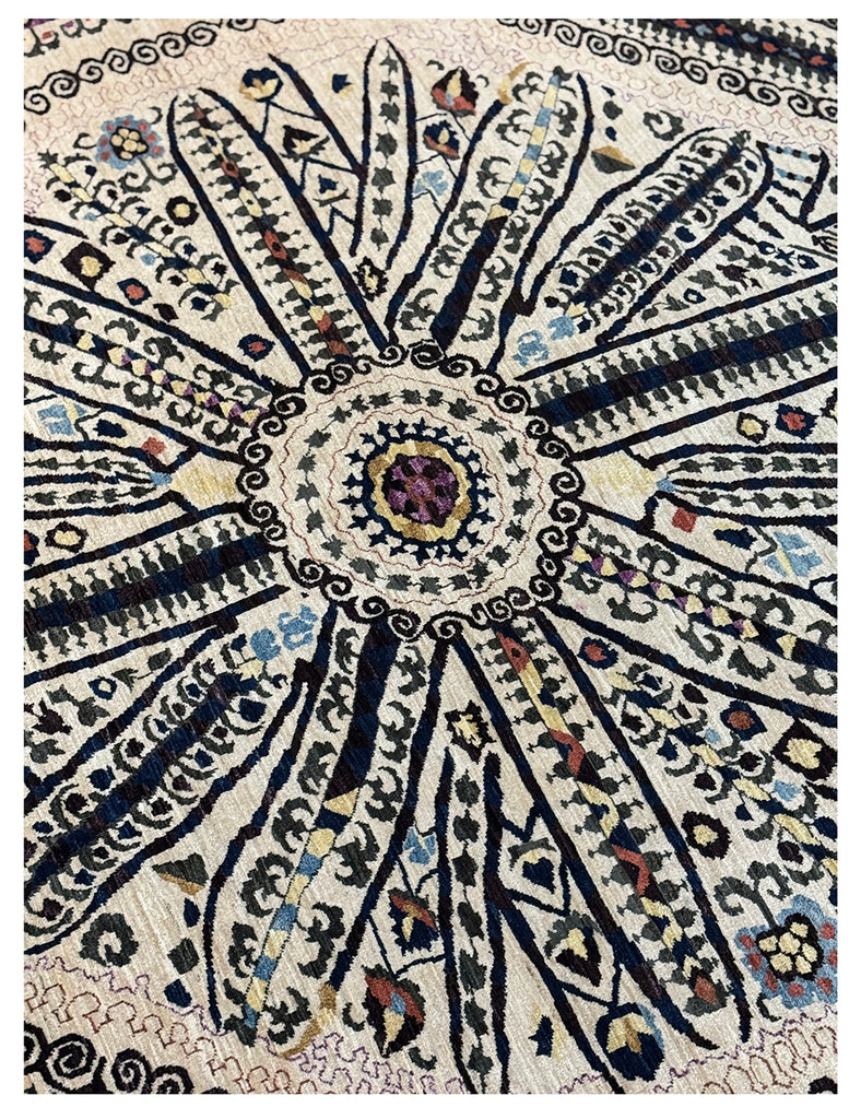 Suzani Rug |  303cm x 245cm| Suzani Rugs | Emma Mellor Handmade Rugs
