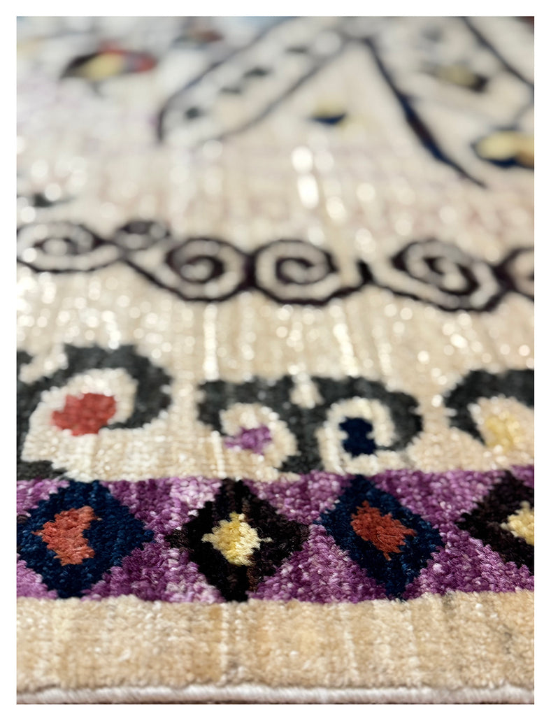 Suzani Rug |  303cm x 245cm| Suzani Rugs | Emma Mellor Handmade Rugs