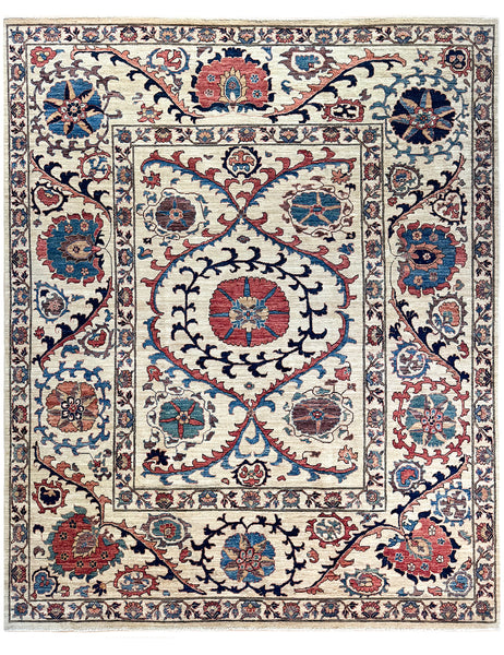 Suzani Rug |  303cm x 245cm| Suzani Rugs | Emma Mellor Handmade Rugs