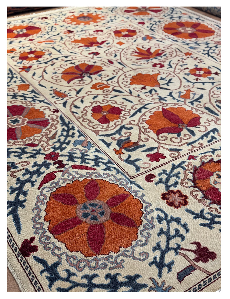 Suzani Rug |  305cm x 257cm | Suzani Rugs | Emma Mellor Handmade Rugs