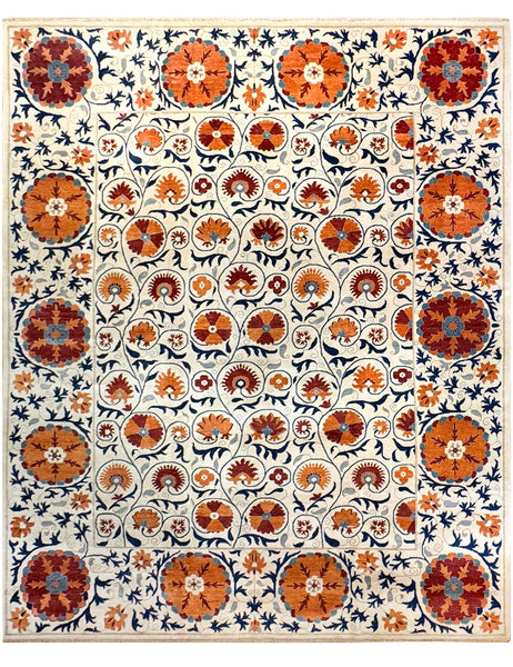 Suzani Rug |  400cm x 300cm | Suzani Rugs | Emma Mellor Handmade Rugs