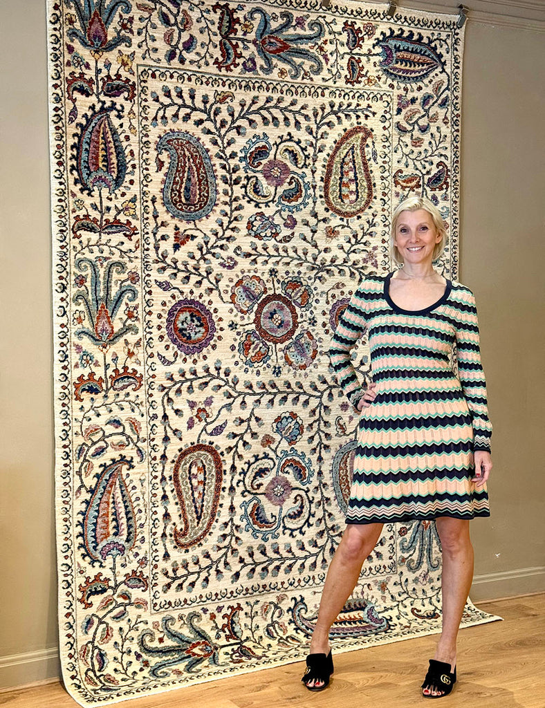 Suzani Rug | 280cm x 187cm | Suzani Rugs | Emma Mellor Handmade Rugs