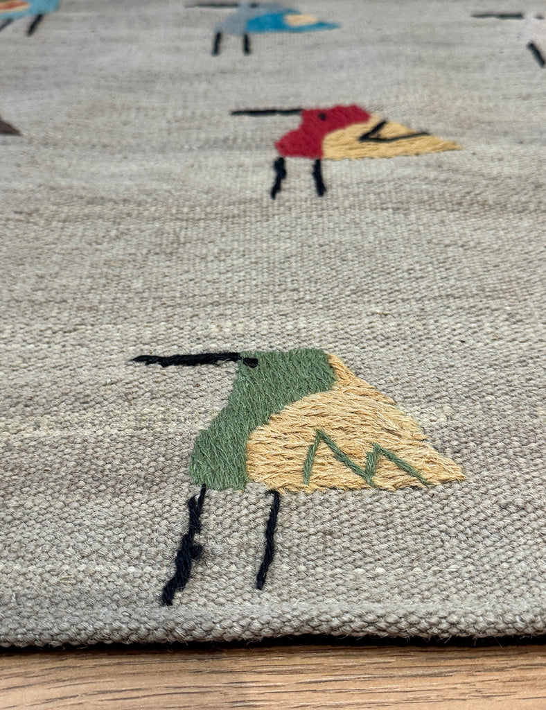 Suzani little birds rug Emma Mellor
