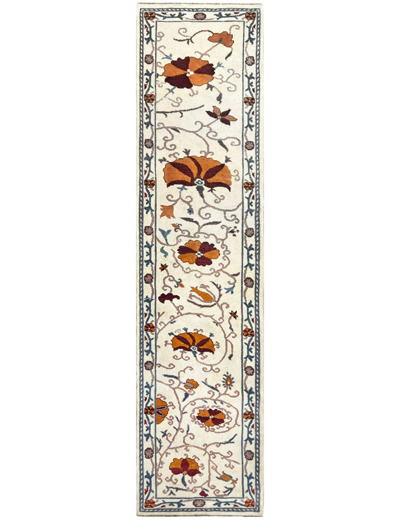 Suzani Hall Runner | 310cm x 78cm | Hall Rugs | Emma Mellor Rugs