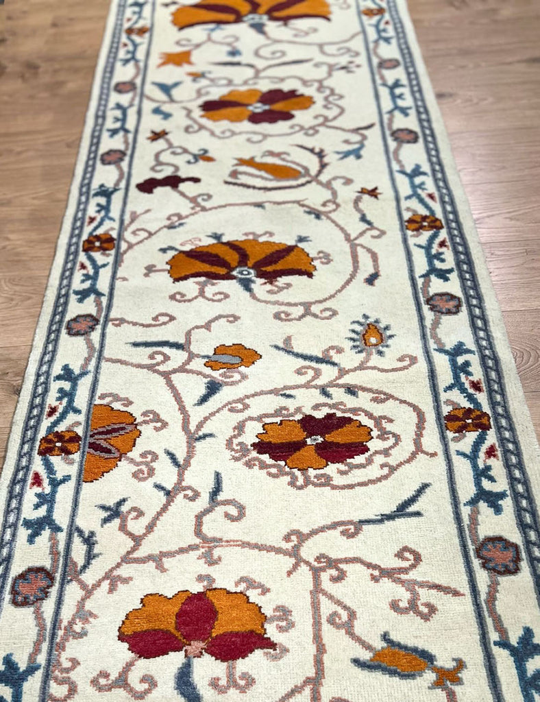 Suzani Hall Runner | 310cm x 78cm | Hall Rugs | Emma Mellor Rugs