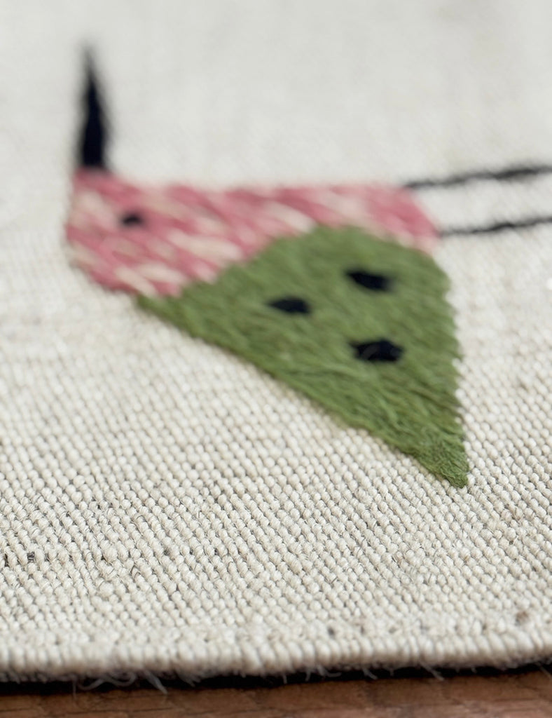 Suzani Rug |  184cm x 126cm | Suzani Rugs | Emma Mellor Handmade Rugs