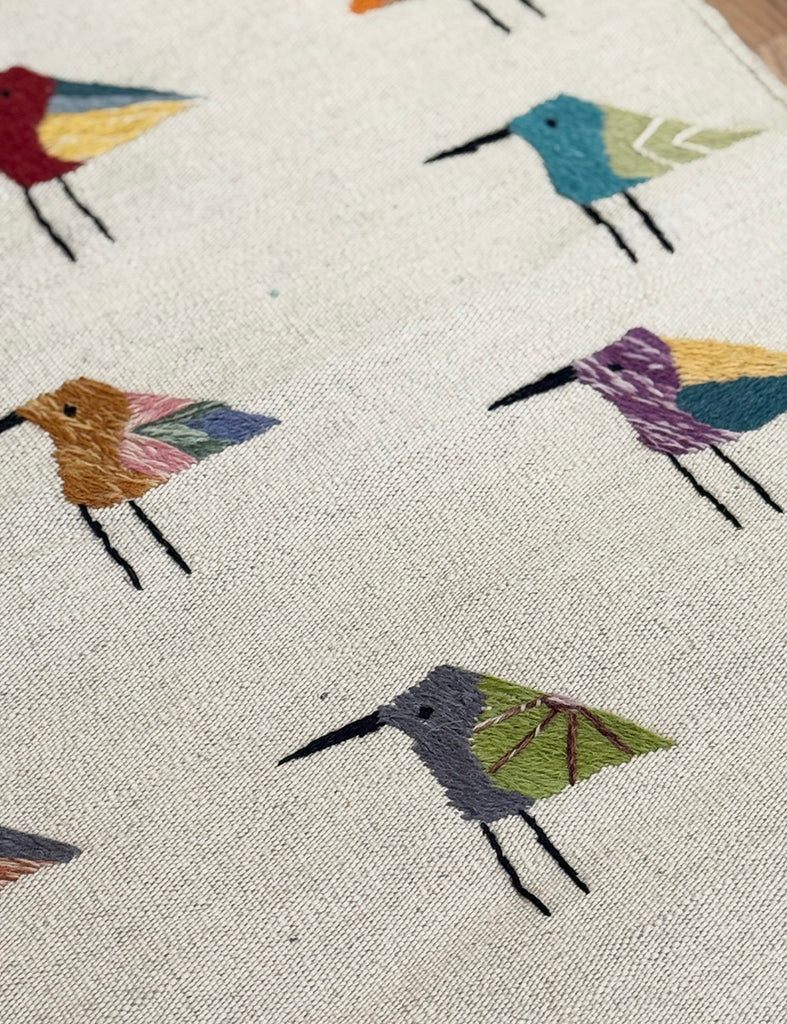Suzani Rug |  184cm x 126cm | Suzani Rugs | Emma Mellor Handmade Rugs