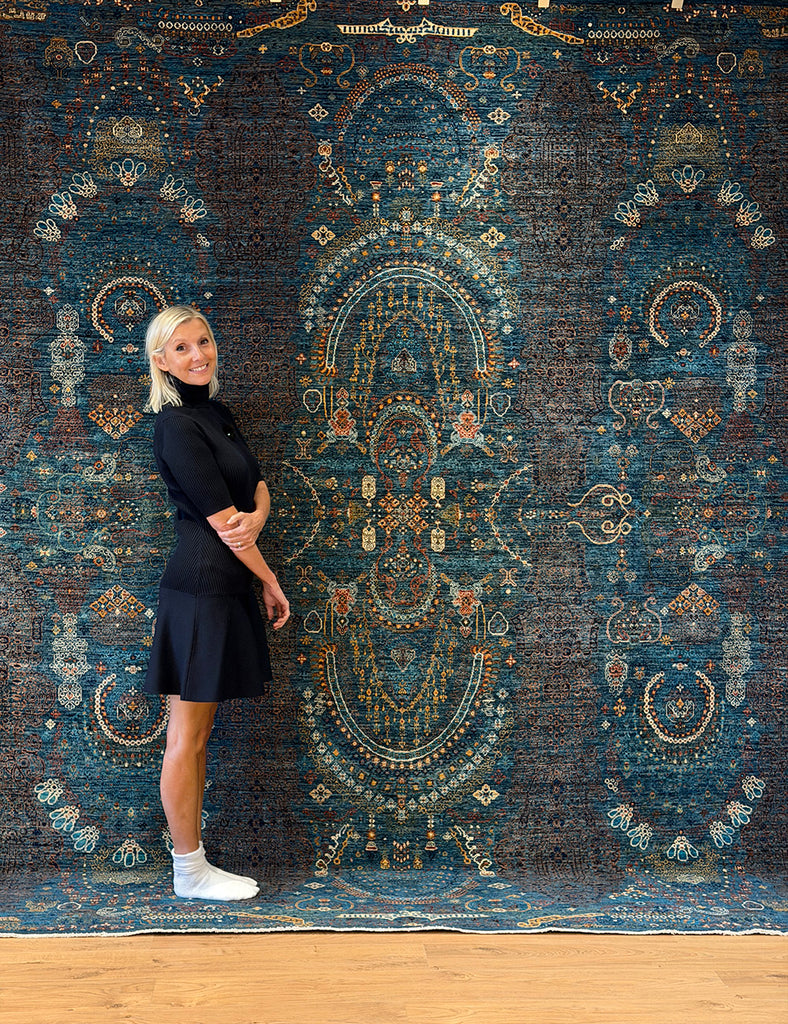 Mazar Rug | 310cm x 250cm | Large Rugs | Emma Mellor Handmade Rugs