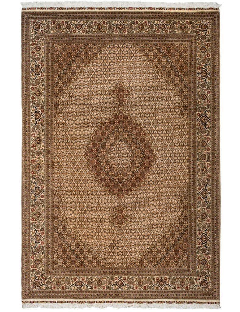 PERSIAN TABRIZ - 295cm x 200cm (9'9 x 6'6) - LARGE PERSIAN RUGS - EMMA MELLOR HANDMADE RUGS