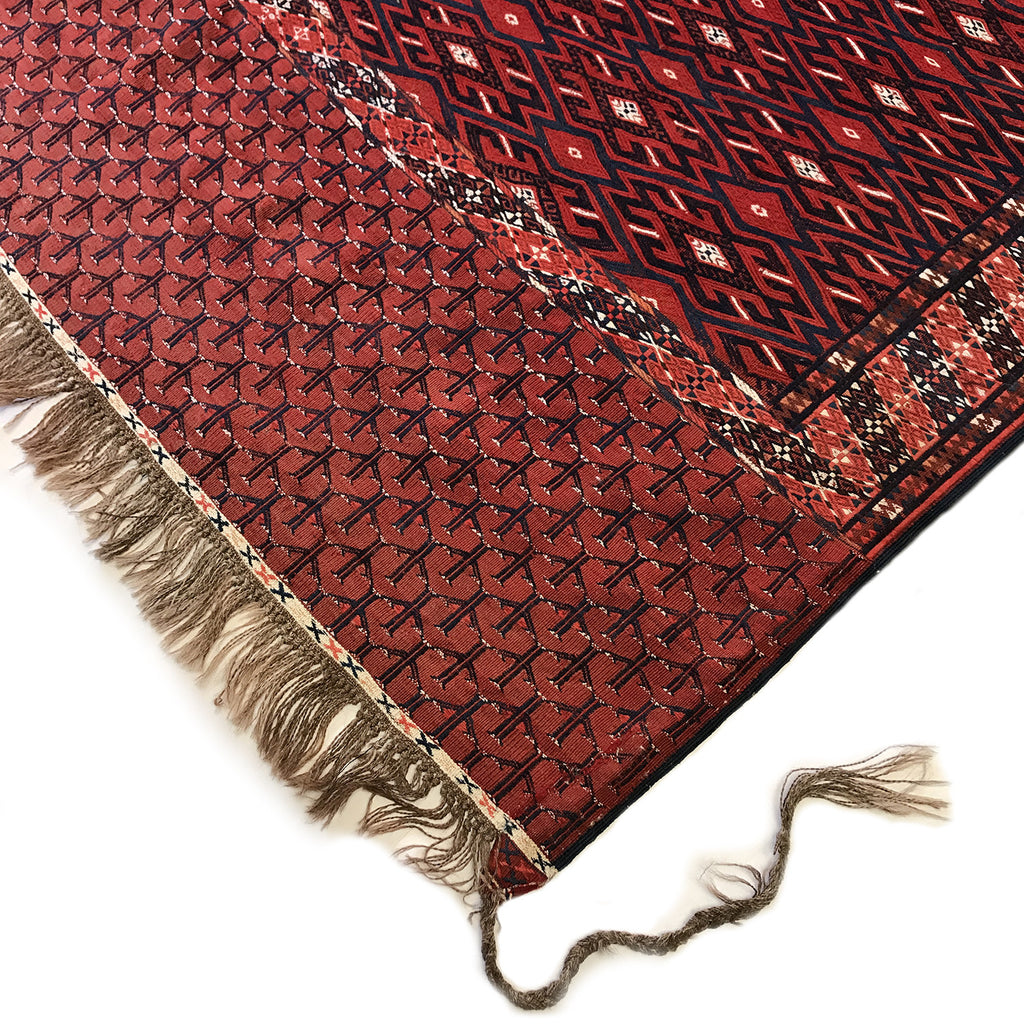 Antique Yomut Soumak  - 430cm x 235cm ( 14-3ft x 7-9ft) - Antique Rugs - The Handmade Rug Company