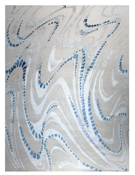 SKINNY RIBBONS  - 400cm x 300cm (13'1 x 10') - CONTEMPORARY RUGS - HANDMADE RUG COMPANY