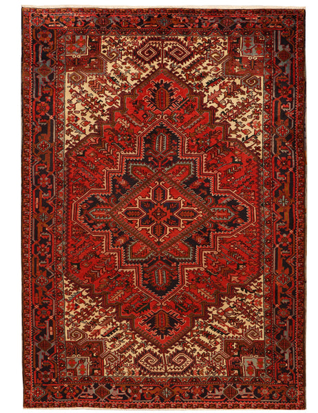 PERSIAN HERIZ - 347cm x 243cm (11'4 x 8') - LARGE PERSIAN RUGS - EMMA MELLOR HANDMADE RUGS