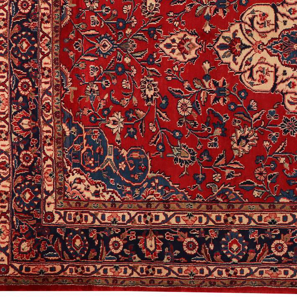 Fine Old Sarough - 325cm x 218cm (10'2 x 7'2) - Antique rugs - Handmade rug company
