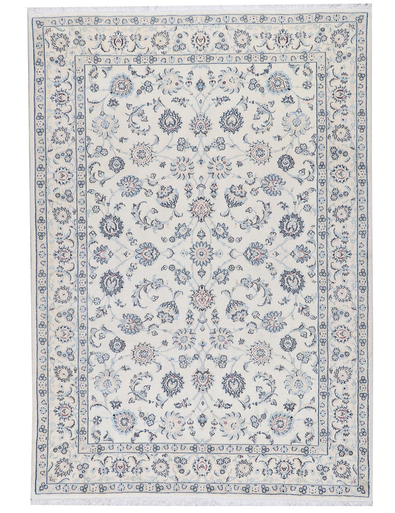 Fine Nain - 295cm x 203cm (9-8ft x 6-8ft) - Fine Persian Rugs - HANDMADE RUG COMPANY