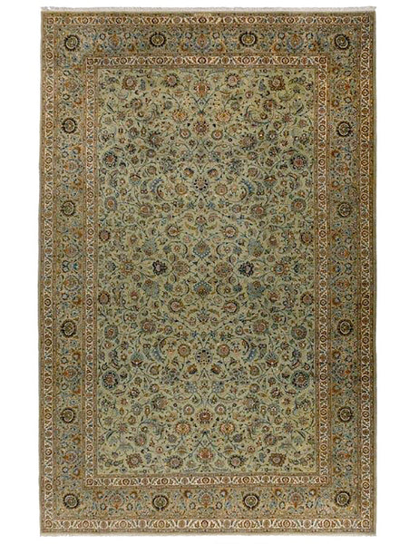 Large Kashan - 566cm x 348cm (18-7ft x 11-5ft) - Large Rugs - THE HANDMADE RUG COMPANY