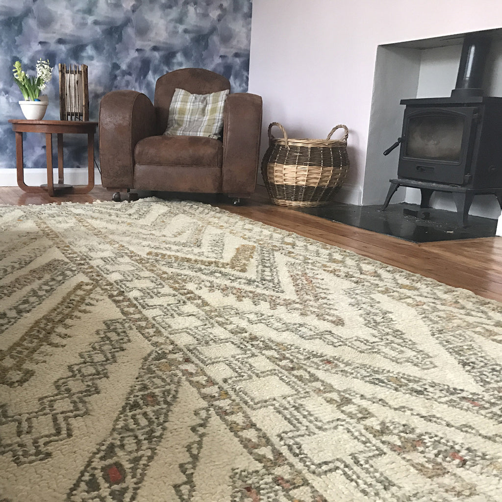 Antique berber rug