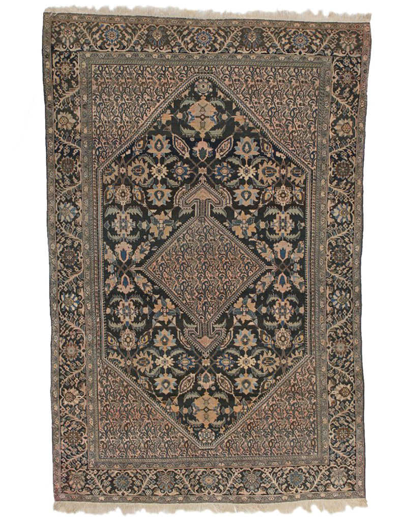 Antique Persian Farahan - 194cm x 120cm (6'6 x 4') - Antique Rugs - HANDMADE RUG COMPANY