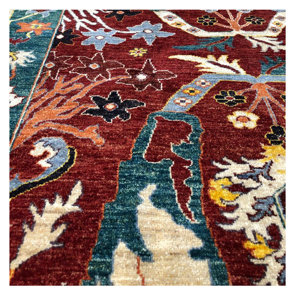 ARTS AND CRAFTS - 369cm x 277cm (12'2 x 9'1) - TRADITIONAL ARTS AND CRAFT RUGS - COMPANY : Emma Mellor Handmade Rugs London