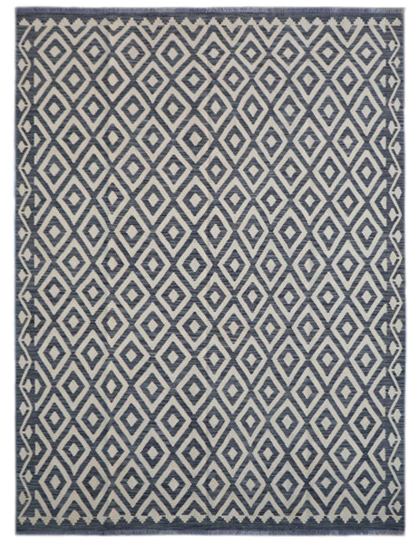 BAMYAN KILIM - 298cm x 212cm (9'10 x 6'11) - MODERN KILIM RUGS - HANDMADE RUG COMPANY