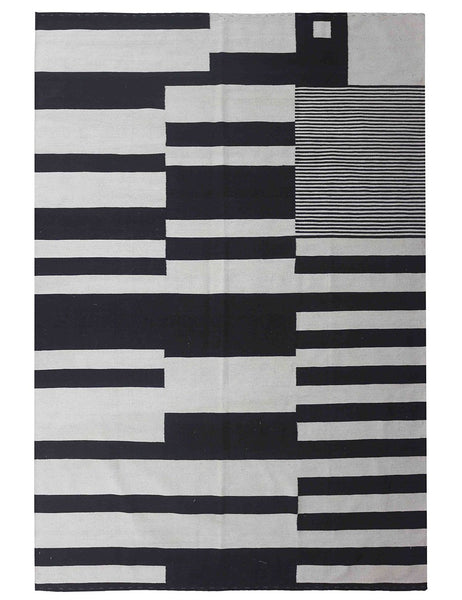 KONINCK KILIM - 291cm x 203cm (9'7 x 6'8) - CONTEMPORARY KILIMS - HANDMADE RUG COMPANY