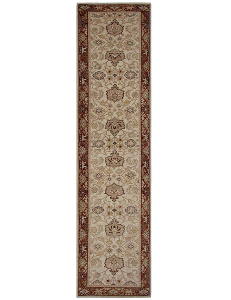 Farahan Hall Runner - 315cm x 75cm (10-3ft x 2-5ft) - Hall Runners - THE HANDMADE RUG COMPANY