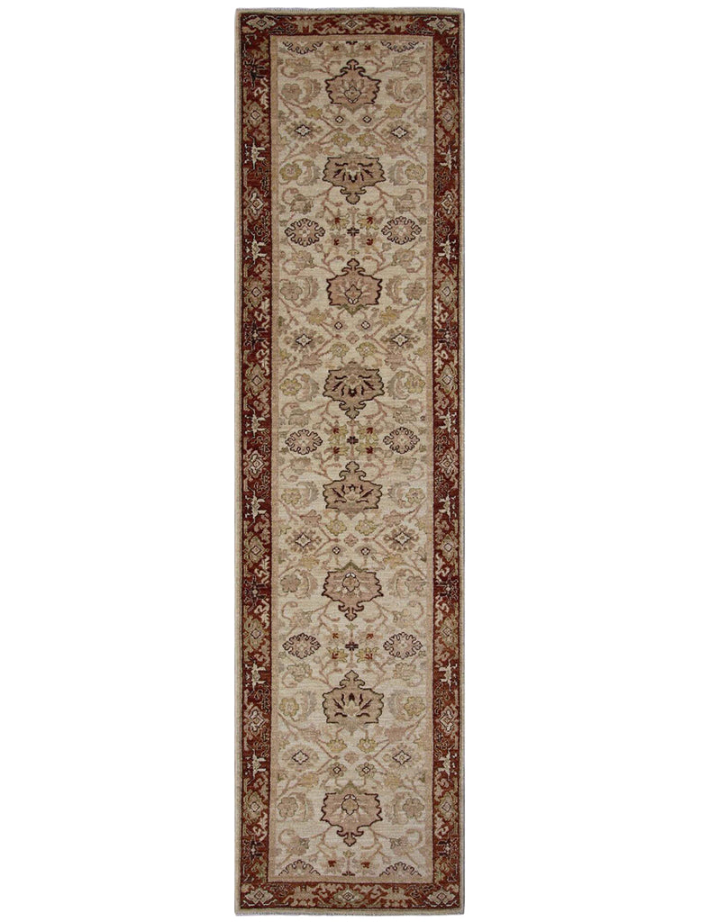 Farahan Hall Runner - 315cm x 75cm (10-3ft x 2-5ft) - Hall Runners - THE HANDMADE RUG COMPANY