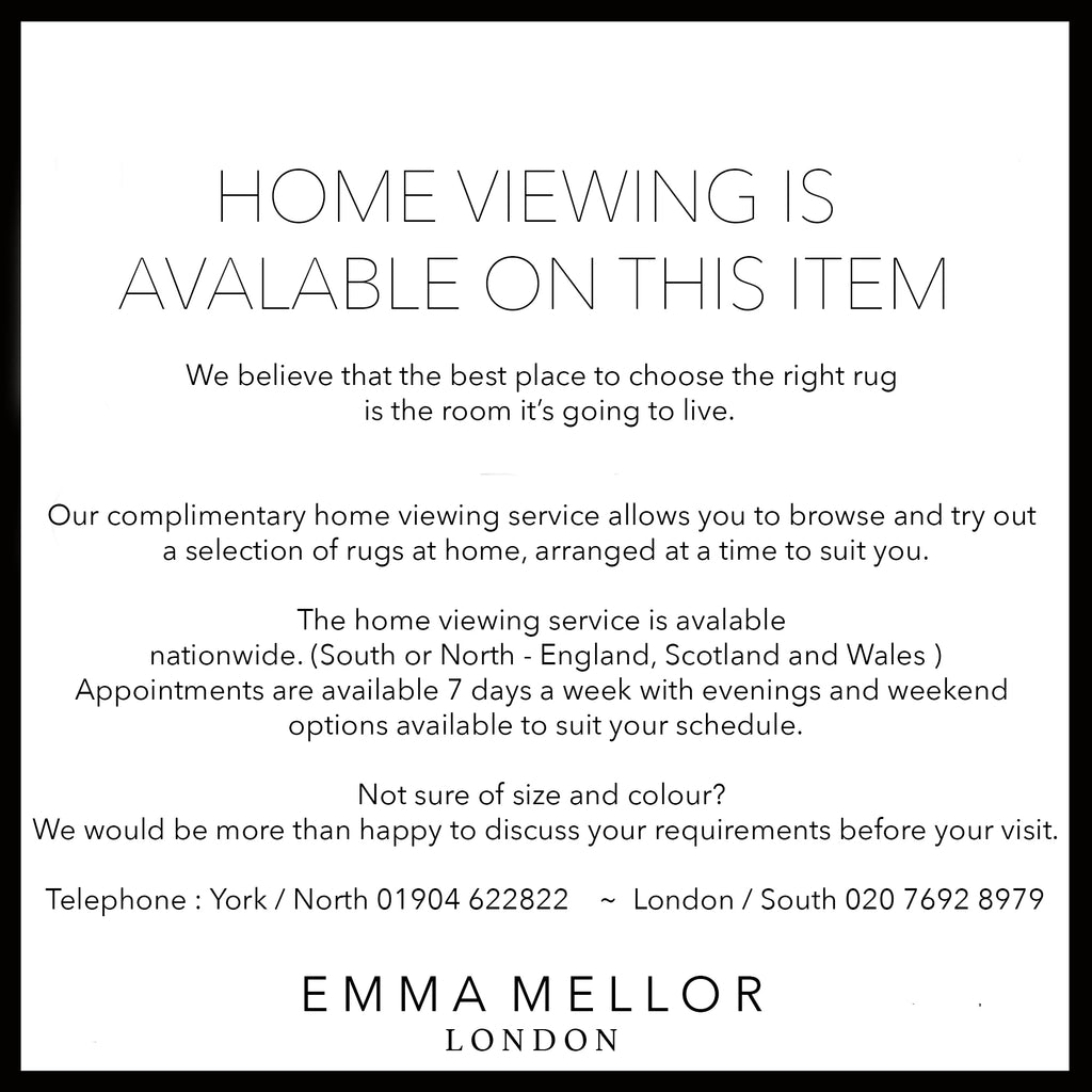 Emma Mellor Home Viewing  | Large Rug Collection | 