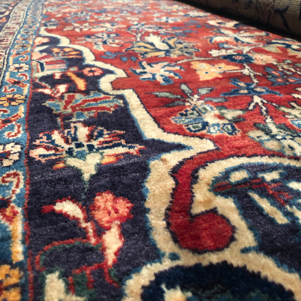 Fine Old Bidjar - 352cm x 216cm (11-5ft x 7-1ft) - Antique carpets - HANDMADE RUG COMPANY