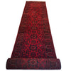 Afghan Kunduz Runner - 387cm x 77cm (12-9ft x 2-7ft) - Hall Runners - HANDMADE RUG COMPANY