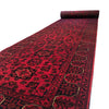 Afghan Kunduz Runner - 387cm x 77cm (12-9ft x 2-7ft) - Hall Runners - HANDMADE RUG COMPANY