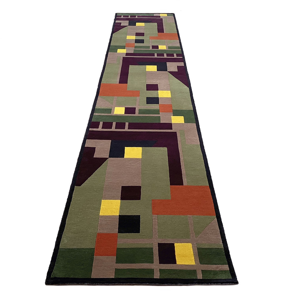 MODERNIST RUNNER - 400cm x 80cm (13'1 x 2'7) - CONTEMPORARY RUNNERS - HANDMADE RUG COMPANY