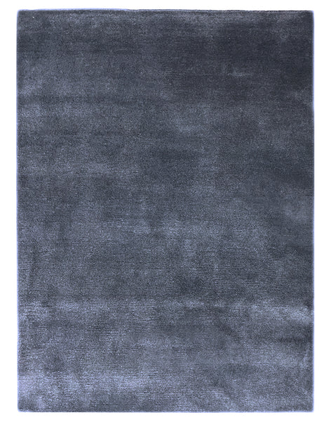 MOHAIR - WHIPPET GREY - 350cm x 260cm (11'6 x 8'7) - MOHAIR RUGS - HANDMADE RUGS LONDON