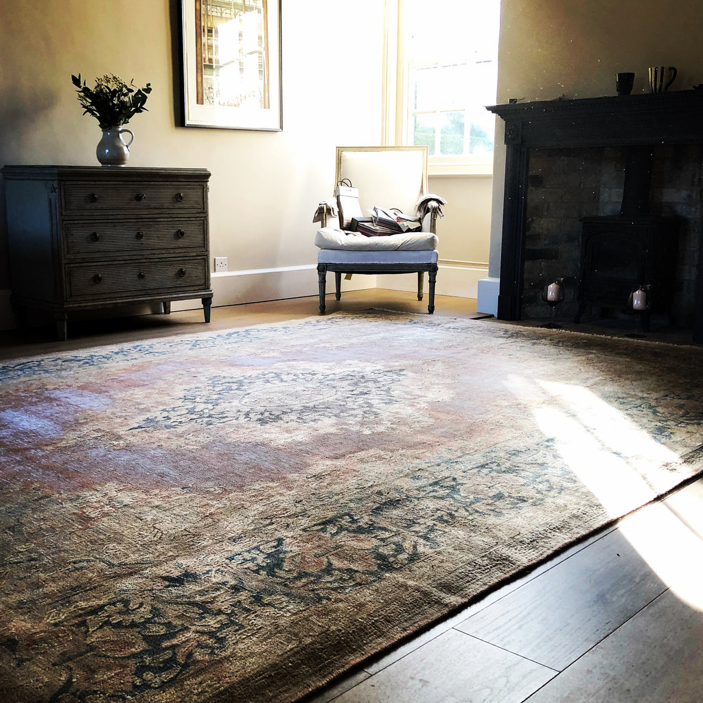Antique Kirman Carpet from THE HANDMADE RUG COMPANY